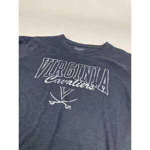 Virginia Cavaliers Champion Brand‎ Women's Black Gray White Half Sleeve Medium M